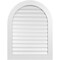 Ekena Millwork Round Top Surface Mount PVC Gable Vent: Functional, w/ 3-1/2"W x 1"P Standard Frame, 32"W x 42"H GVPRT32X4201SF - alternate 1